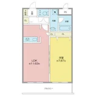 グランディオーズ【1階】の間取り