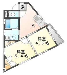 広島県呉市狩留賀町【マンション】の間取り