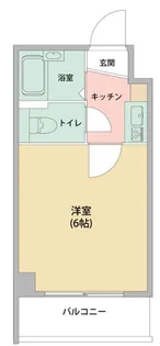 ピュアコート天神橋【3階】の間取り