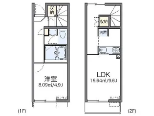 1LDKの間取り画像