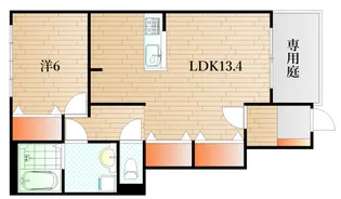 ウィステリア王司【1階】の間取り