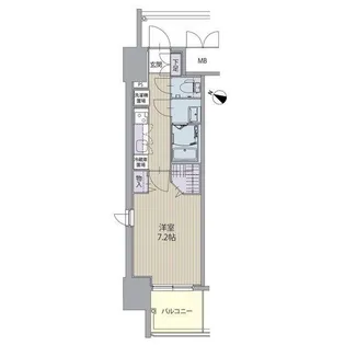 パルティール笠寺【7階】の間取り