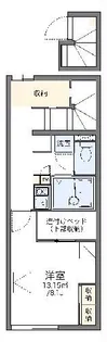 レオパレスグランパ【2階】の間取り