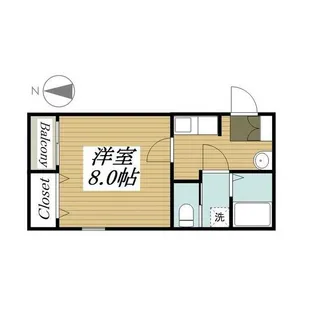 フォレストみのり台【2階】の間取り