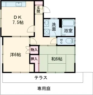 ピーチハウス【1階】の間取り