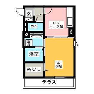 Casa Primera(カーサプリメーラ)【1階】の間取り
