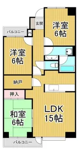 ドルチェ甲子園【4階】の間取り