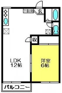 埼玉県さいたま市大宮区堀の内町1【アパート】の間取り