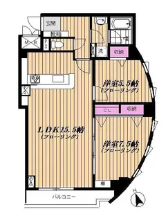 東京都杉並区高円寺南4【マンション】の間取り