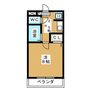 ベルクラント高田【1階】の間取り