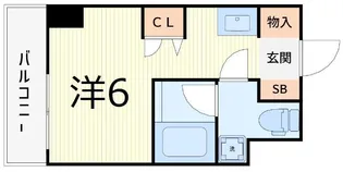 リビオセゾン亀有【2階】の間取り