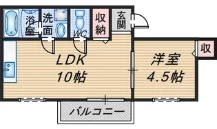 第1尾形マンション【3階】の間取り