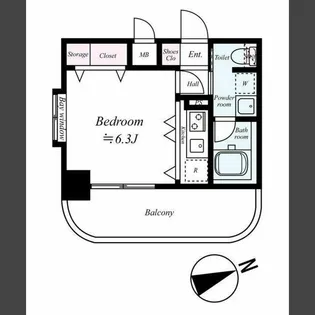 グリフィン横浜・天王町弐番館【5階】の間取り