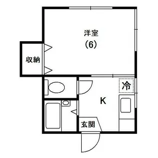 キクヤハイツ【1階】の間取り