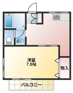 コーポサンシャイン【1階】の間取り