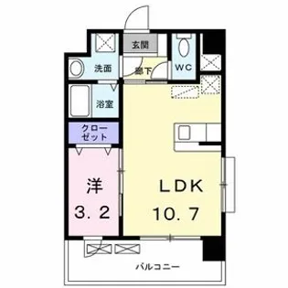 福岡県福岡市東区原田1【マンション】の間取り