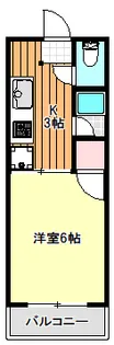 メゾン小松原【5階】の間取り