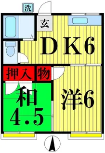 コーポ高橋【2階】の間取り