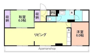 カサ・デ・ありたか【4階】の間取り