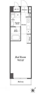 ブルーノコート蒲田【2階】の間取り