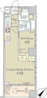 クレール日本橋【12階】の間取り