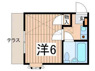 ロフティスピング鎌ヶ谷【1階】の間取り