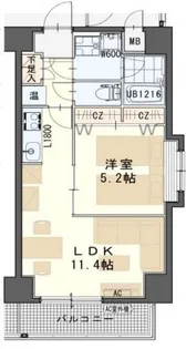 パークサイドレジデンス榴岡【9階】の間取り