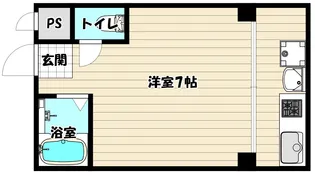 大阪府大阪市淀川区西中島7【マンション】の間取り