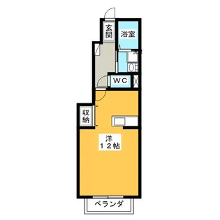 メゾン・グラス【1階】の間取り