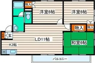 Corpo KYODAI D【2階】の間取り