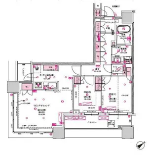 目黒第一マンションズ【12階】の間取り