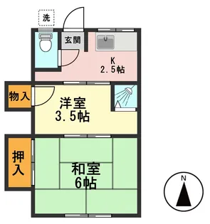 東京都葛飾区柴又1【アパート】の間取り