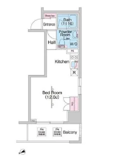 コンフォリア浅草駒形【6階】の間取り