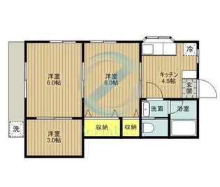 東京都江戸川区船堀5【アパート】の間取り