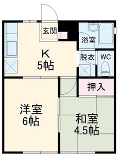コーポマルマ A【1階】の間取り