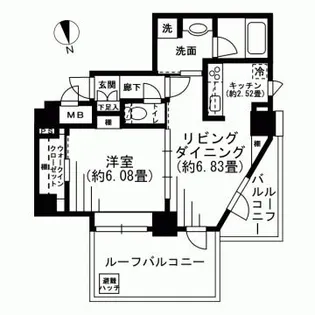 グランステューディオ市ヶ谷薬王寺壱番館【3階】の外観
