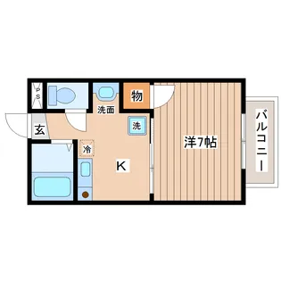 フォレストヴィラI【2階】の間取り