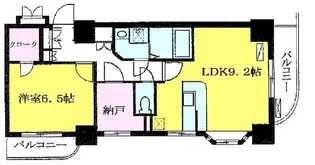 大須賀第二レジデンス【2階】の間取り