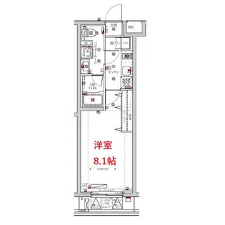 東京都大田区大森東2【マンション】の間取り
