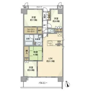 愛知県豊田市小坂町1【マンション】の間取り