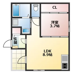 HS津金【2階】の間取り