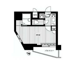 ルーブル白金高輪【10階】の間取り