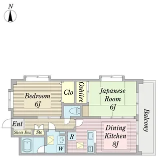サザングレース201【3階】の間取り