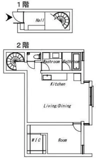 東京都目黒区上目黒3【マンション】の間取り