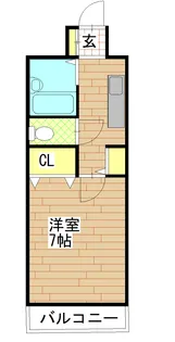 リバーシティ上杉【9階】の間取り