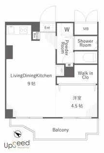 東京都練馬区南田中1【マンション】の間取り