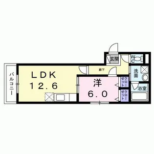 ヴィレッジ キール【2階】の間取り
