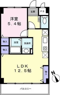 ベルデュール宮前平【3階】の間取り