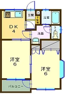ヴィラメゾンHIRO【2階】の間取り