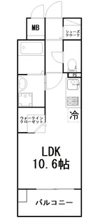 ノールエスト【5階】の間取り